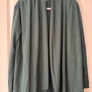 Athleta Forest Green Open-Front Cardigan, in great condition! Size S